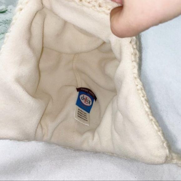 deLuX Handmade Wool Lamb Trapper Hat - Picture 7 of 9